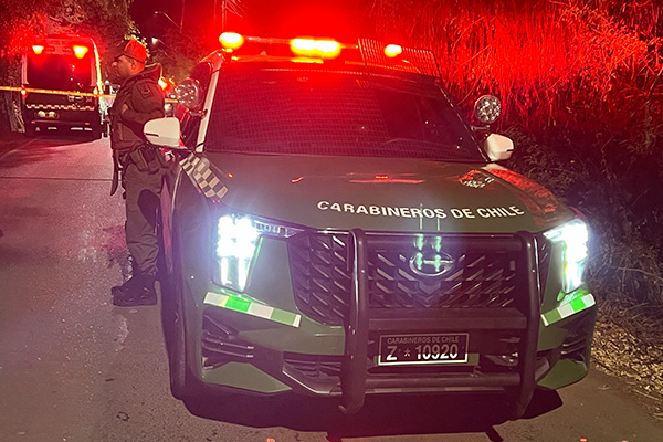Carabinero repelió violento