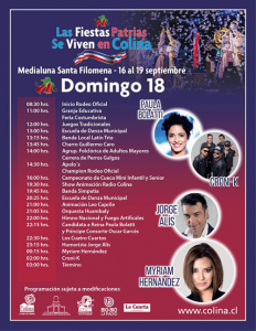 domingo 18