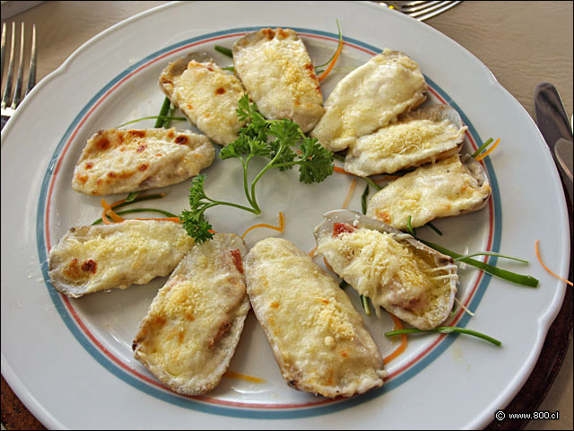 Machas a la Parmesana