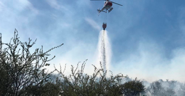 Bomberos y Conaf