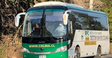 Colina buses de acercamiento recorrido