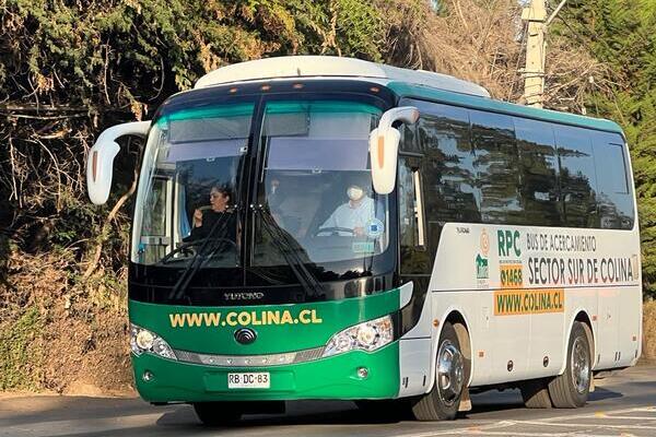 Colina buses de acercamiento recorrido