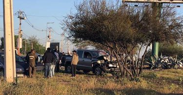 accidente rotonda Piedra Roja