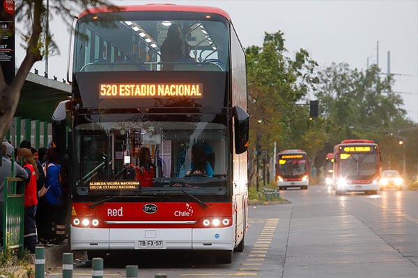 Buses de dos pisos sistema Red