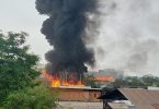 Incendio fábrica de plásticos en La Cisterna