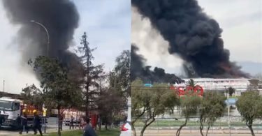 Incendio de gran magnitud
