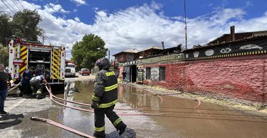 Incendio en Batuco