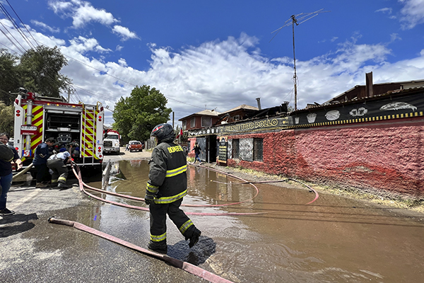 Incendio en Batuco