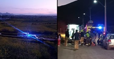parapentista cayó en Colina