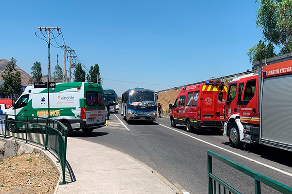 accidente autopista Los Libertadores