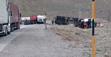 Grave accidente en Paso Cristo Redentor