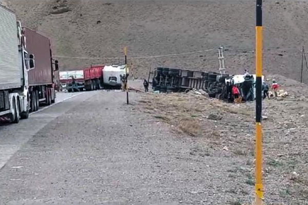 Grave accidente en Paso Cristo Redentor