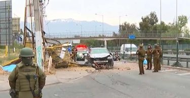 Fatal accidente en Huechuraba