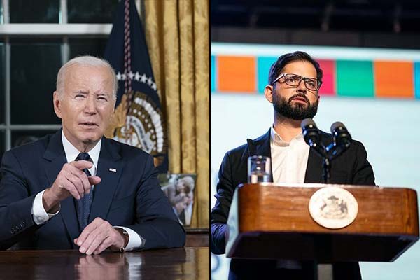 Presidente Boric Joe Biden