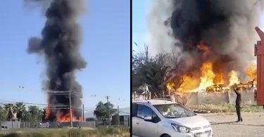 Fuego consume casa