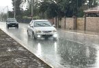 Lluvia y truenos Colina
