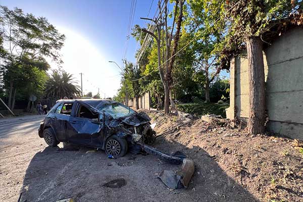 Colina: accidente