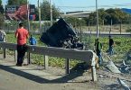 congestión choque camión