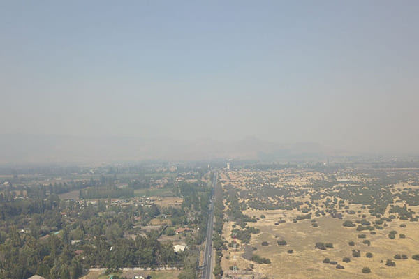 humo Curacaví y Pudahuel