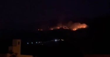 incendio Pie Andino