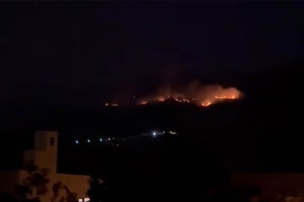 incendio Pie Andino