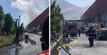 Incendio industrial