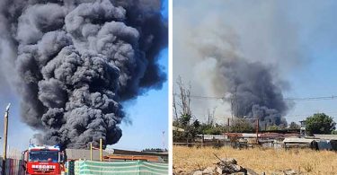 Incendio en Lampa