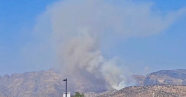 Incendio Pie Andino