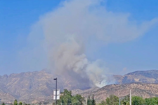 Incendio Pie Andino
