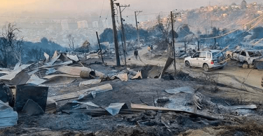 Bomberos incendio Valparaíso