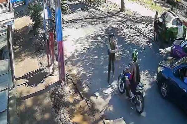 motociclista Cerro Navia