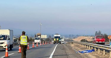 atropello autopista Los Libertadores