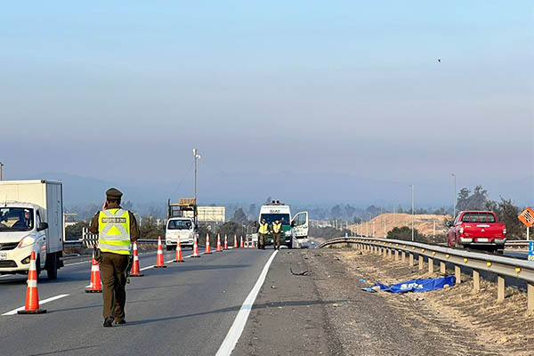 atropello autopista Los Libertadores