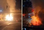 Incendio Cerrilos cañería gas