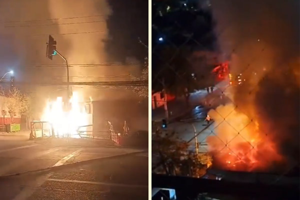 Incendio Cerrilos cañería gas