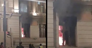 incendio Tribunales de Justicia