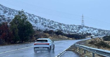 Colina lluvia Pie Andino nieve