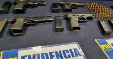 Tráfico de armas Chile Argentina PDI