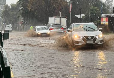 Senapred alerta por lluvias intensas