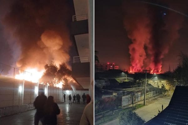 Incendio en Conchalí