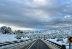 Chicureo: se registra nieve
