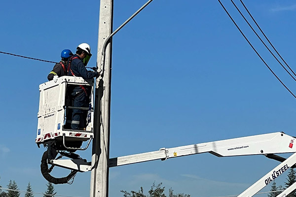 corte de energía Colina