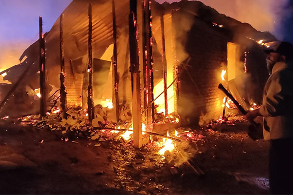 incendio Lampa