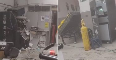 robo cajero automático supermercado Colina