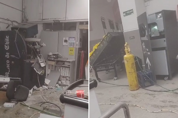 robo cajero automático supermercado Colina