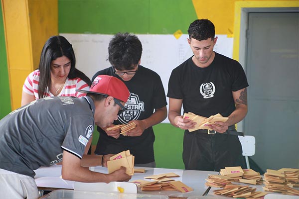 vocales de mesa