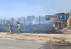 incendio forestal en Lampa