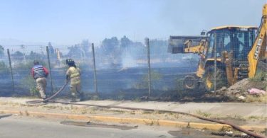 incendio forestal en Lampa