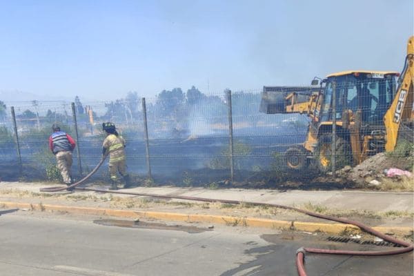 incendio forestal en Lampa