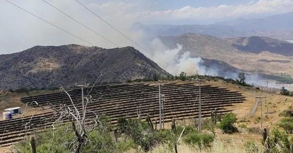 incendio forestal Tiltil